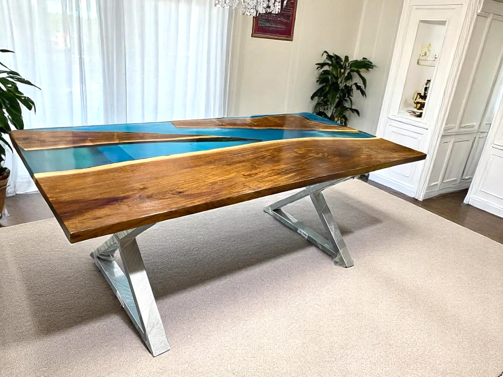 Epoxy Dining Tables with Free Shipping Worldwide
